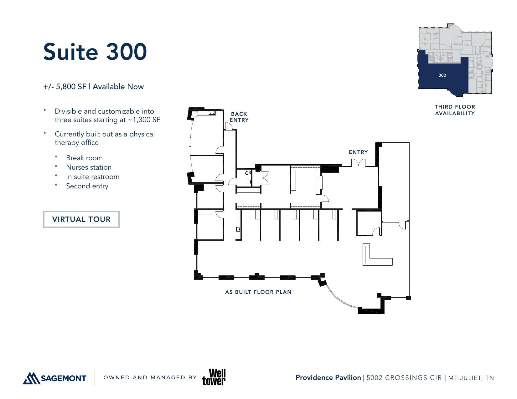 5002 Crossings Cir, Mount Juliet, TN à louer Plan d’étage– Image 1 sur 1