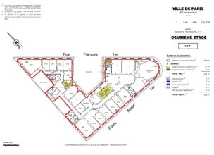 1 Rue François Ier, Paris à louer Plan d’étage– Image 1 sur 1