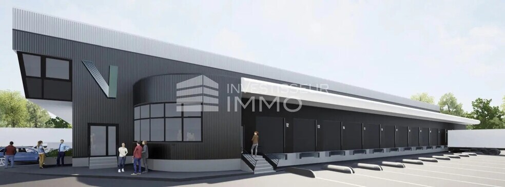 Local d’activités dans Villeneuve-la-Garenne à louer - Photo de l’immeuble – Image 1 sur 3