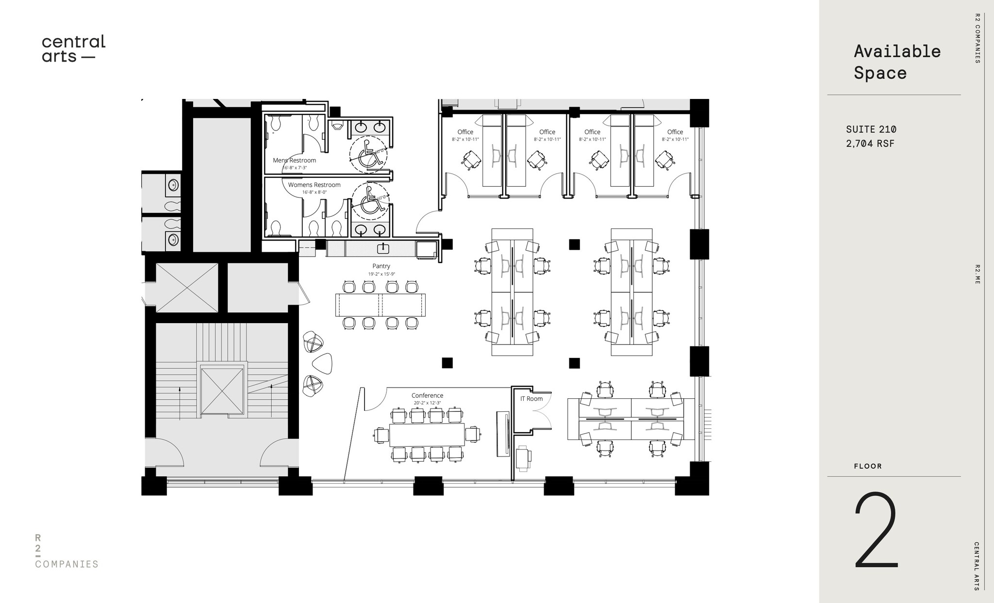 730 N Franklin St, Chicago, IL à louer Plan d’étage– Image 1 sur 4