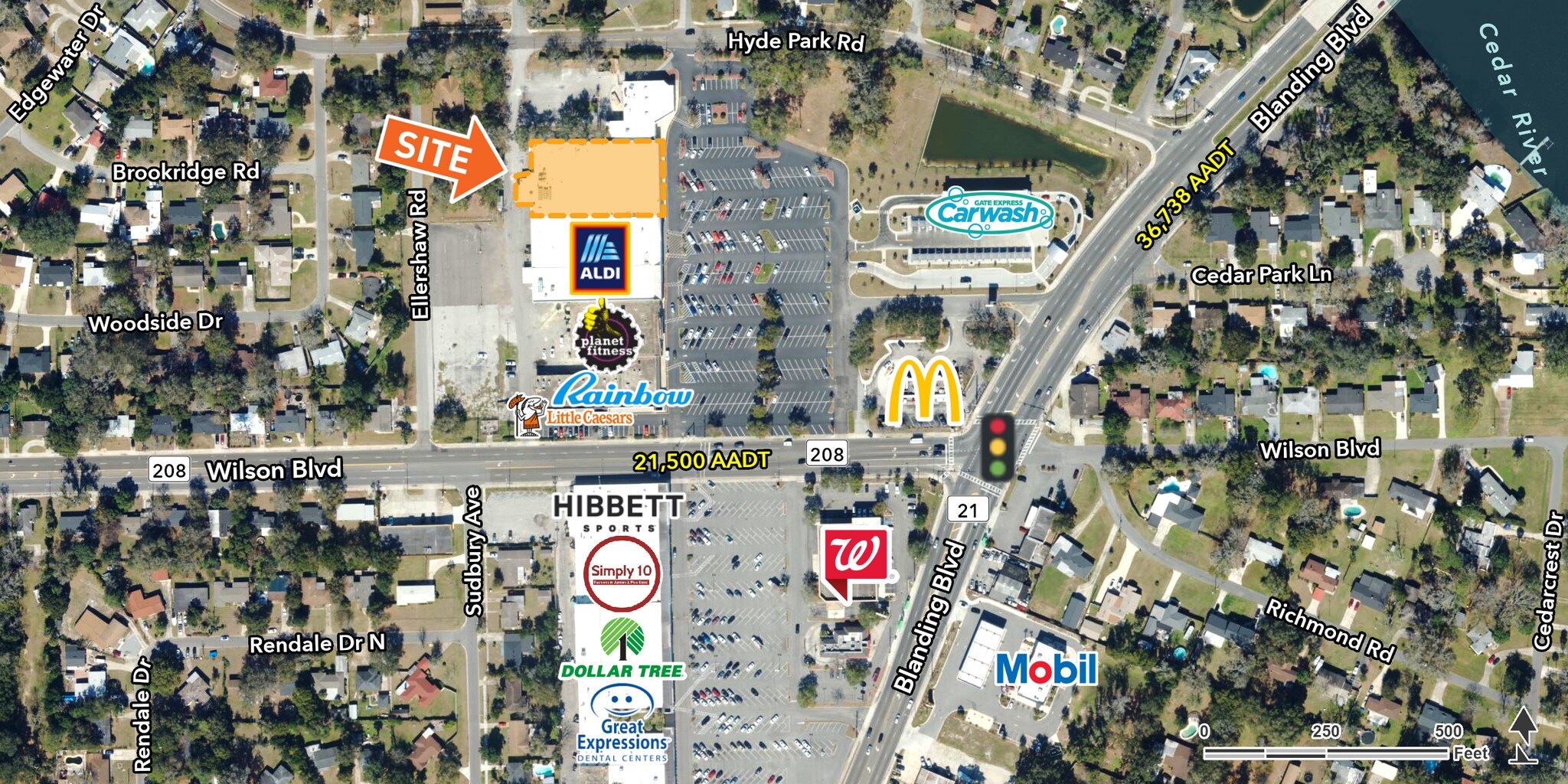 3520-3566 Blanding Blvd, Jacksonville, FL à louer Photo de l’immeuble– Image 1 sur 3