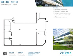 950 Warrenville Rd, Lisle, IL à vendre Plan d’étage– Image 1 sur 2