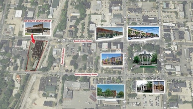 320 S Court St, Medina, OH - Vue aérienne vue de carte
