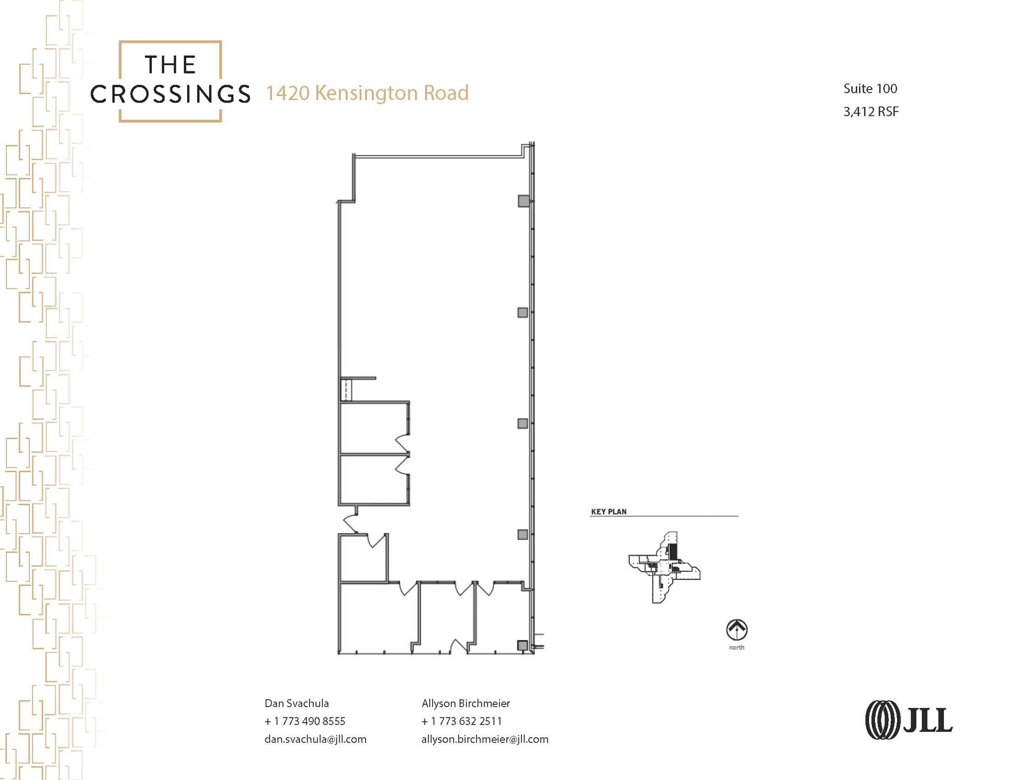 1420 Kensington Rd, Oak Brook, IL à louer Plan d’étage– Image 1 sur 1