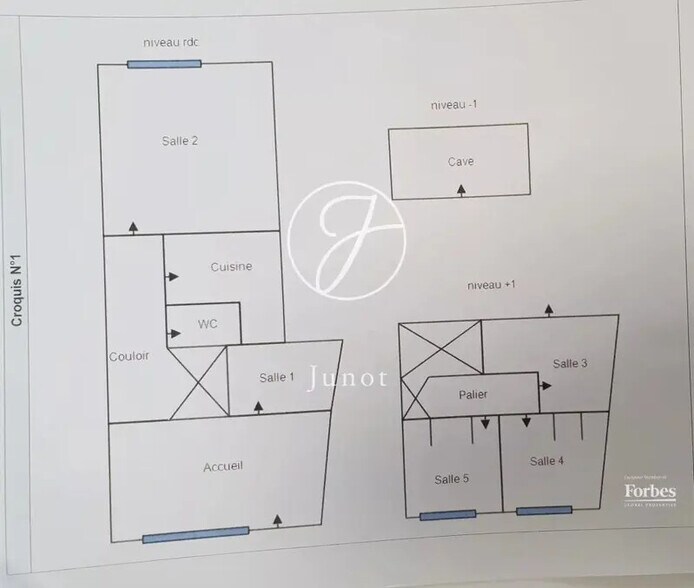 Local commercial dans Paris à louer - Plan d’étage – Image 2 sur 2