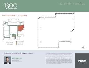 1300 N 12th St, Phoenix, AZ à louer Plan d’étage– Image 1 sur 1