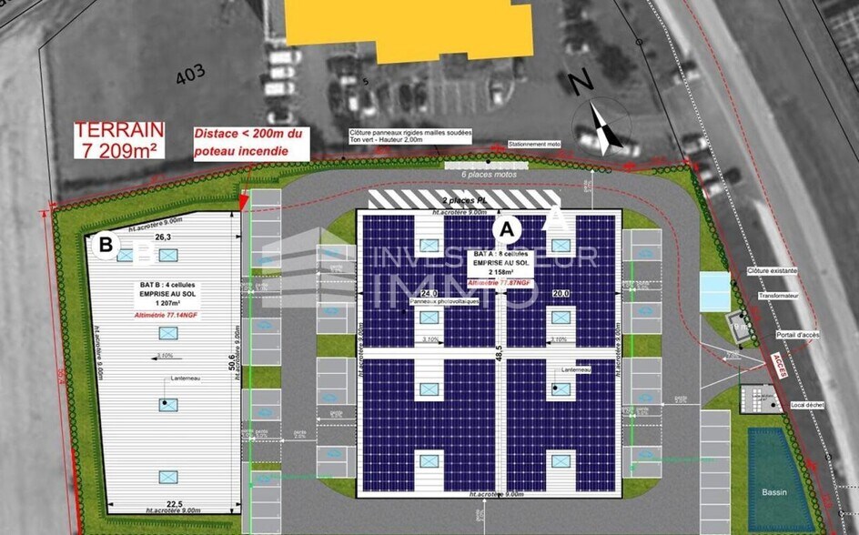 Local d'activités dans Moret Loing Et Orvanne à vendre - Plan de site – Image 2 sur 2
