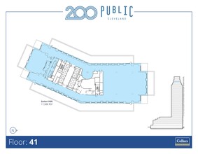 200 Public Sq, Cleveland, OH à louer Plan d’étage– Image 1 sur 1