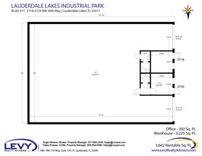 2696 NW 31st Ave, Lauderdale Lakes, FL à louer Plan d’étage– Image 2 sur 2