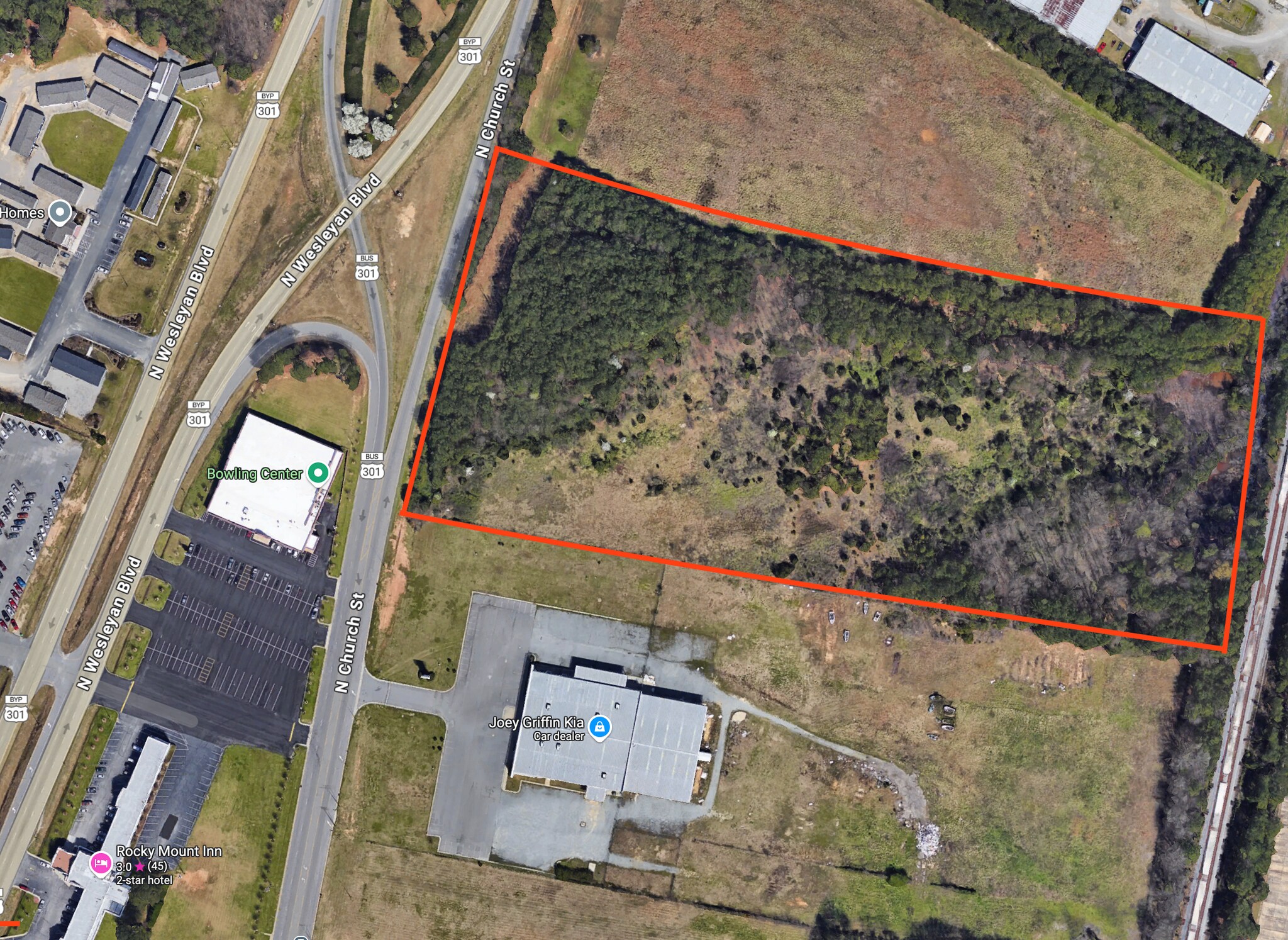 N Wesleyan Blvd, Rocky Mount, NC à vendre Photo de l’immeuble– Image 1 sur 5
