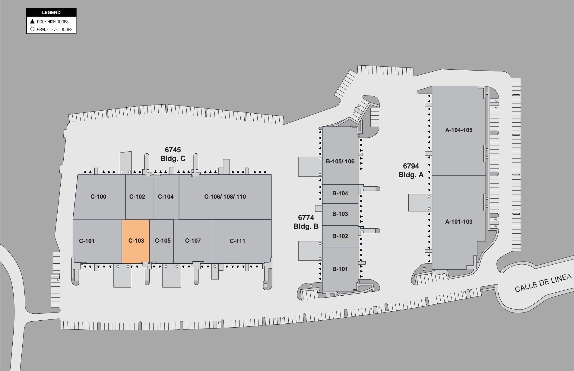 6754 Calle De Linea, San Diego, CA à louer Plan de site– Image 1 sur 1