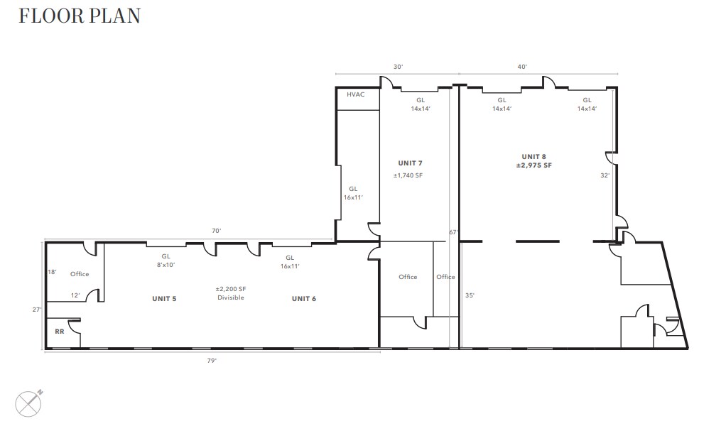 5146 Commercial Way, Hathaway Pines, CA à louer Plan d’étage– Image 1 sur 1