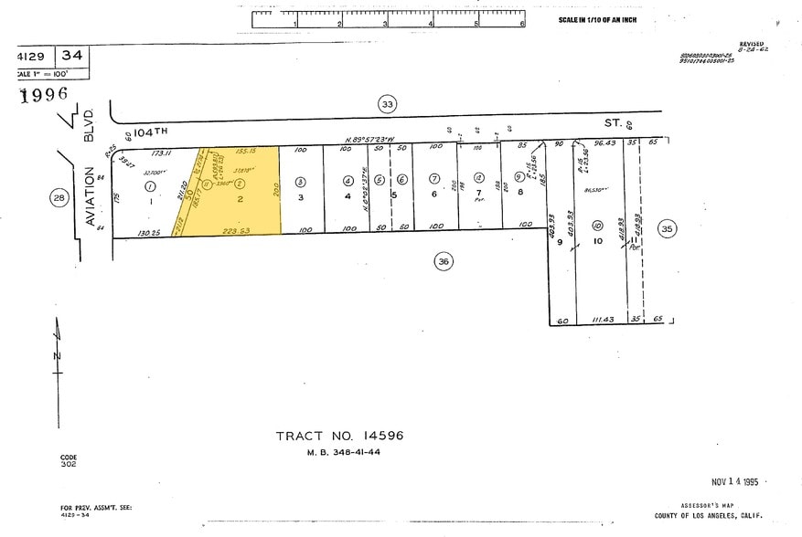 5540 W 104th St, Los Angeles, CA à louer - Plan cadastral – Image 2 sur 17
