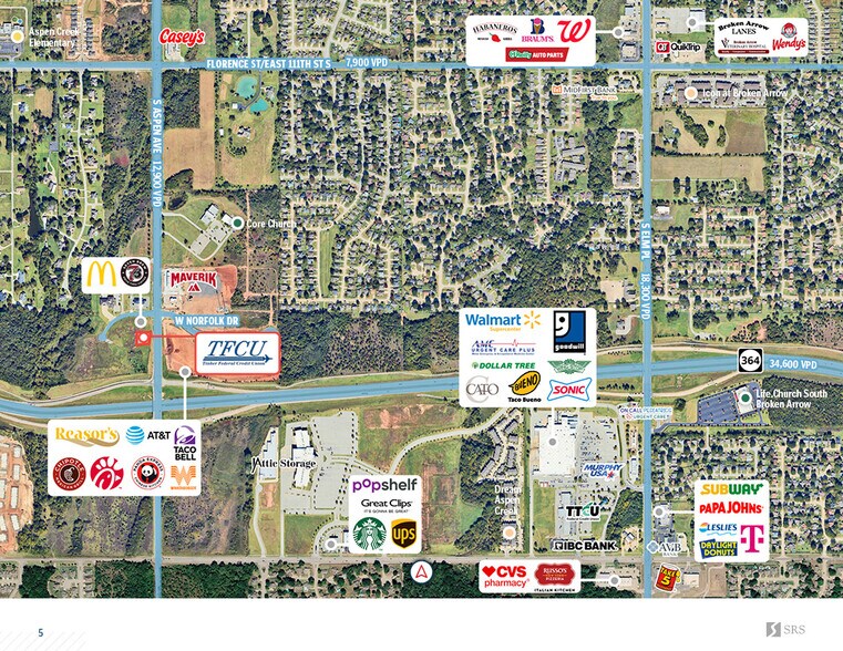5608 Aspen Ave, Broken Arrow, OK à vendre - Photo de l’immeuble – Image 3 sur 5