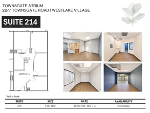 2277 Townsgate Rd, Westlake Village, CA à louer Plan d’étage– Image 1 sur 7