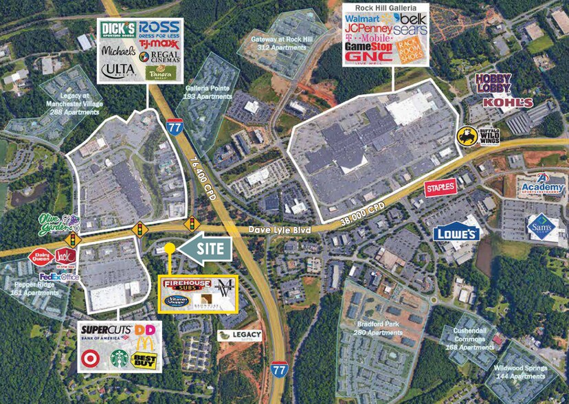 1965-1969 Canterbury Glen Ln, Rock Hill, SC à louer - Photo de l’immeuble – Image 2 sur 4