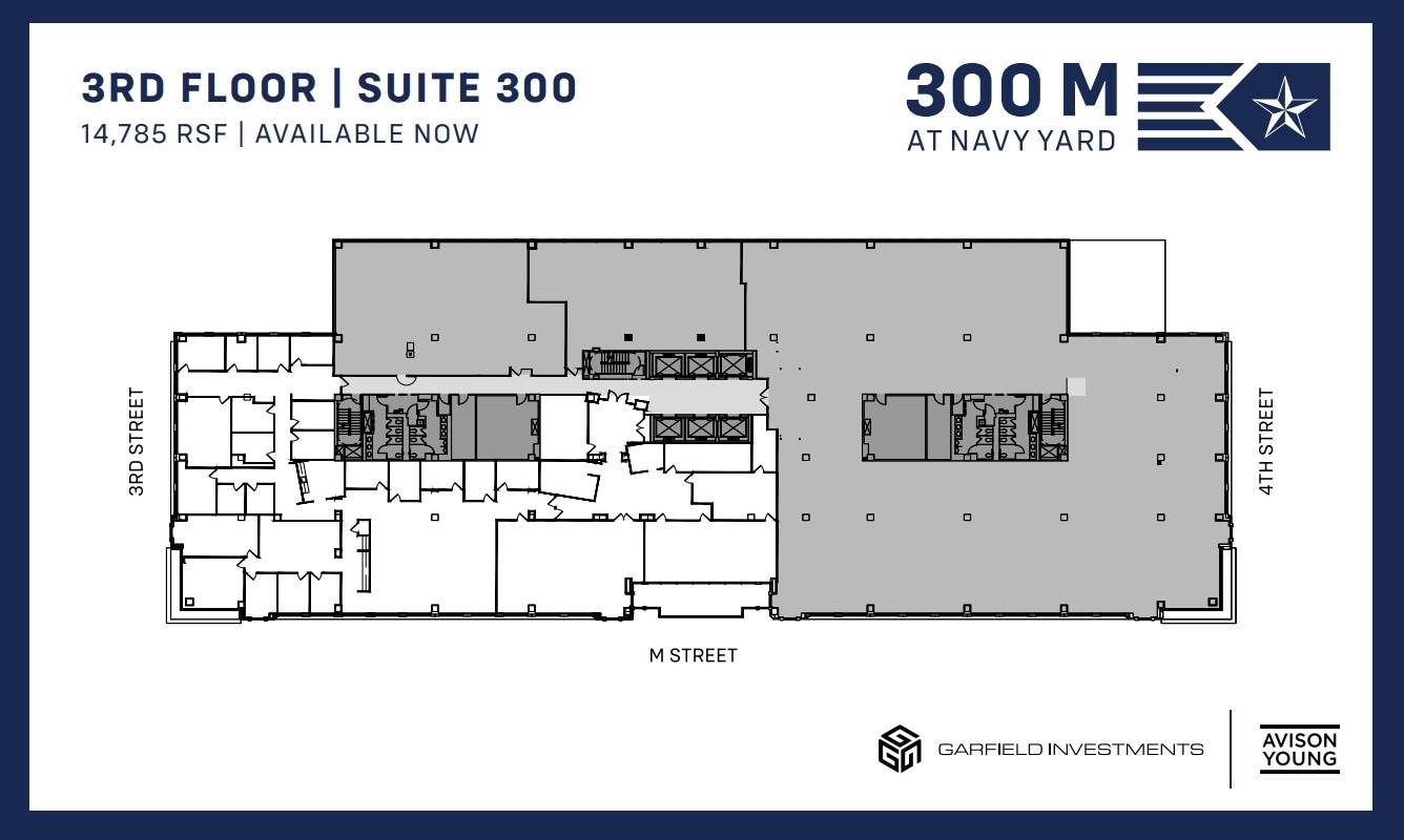 300 M St SE, Washington, DC à louer Plan d’étage– Image 1 sur 1