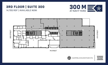 300 M St SE, Washington, DC à louer Plan d’étage– Image 1 sur 1