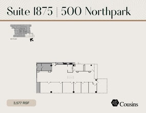 1200 Abernathy Rd NE, Atlanta, GA à louer Plan d’étage– Image 1 sur 1