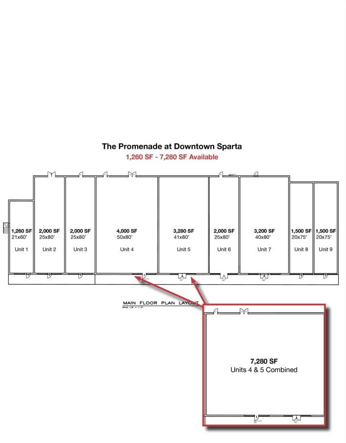 29 Centre St, Sparta, NJ à louer Plan d’étage– Image 1 sur 1