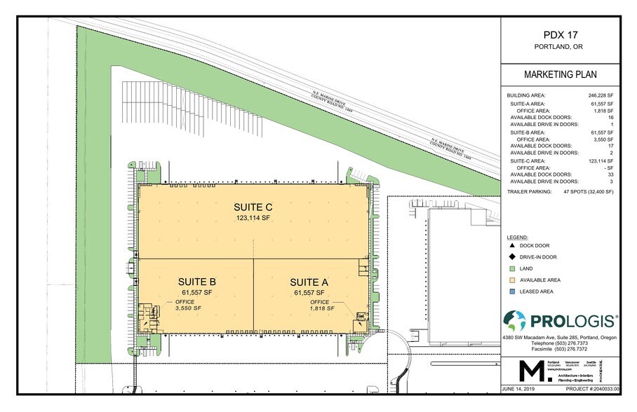 5545 NE 148th Ave, Portland, OR à louer - Plan de site – Image 3 sur 4