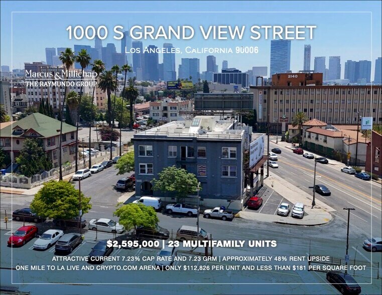 1000 S Grand View St, Los Angeles, CA à vendre - Photo de l’immeuble – Image 1 sur 14