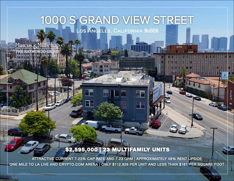 1000 S Grand View St, Los Angeles, CA à vendre Photo de l’immeuble– Image 1 sur 15