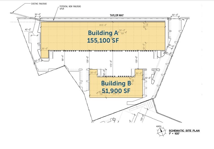 1514 Taylor Way, Tacoma, WA à louer - Plan de site – Image 2 sur 5