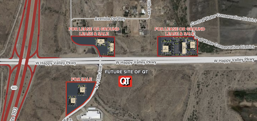 113th Ave & Happy Valley Pky, Peoria, AZ à louer - Photo de l’immeuble – Image 1 sur 7