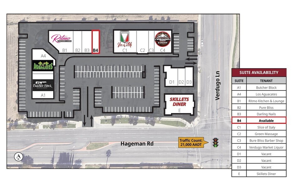 10606 Hageman Rd, Bakersfield, CA à louer - Plan de site – Image 2 sur 4