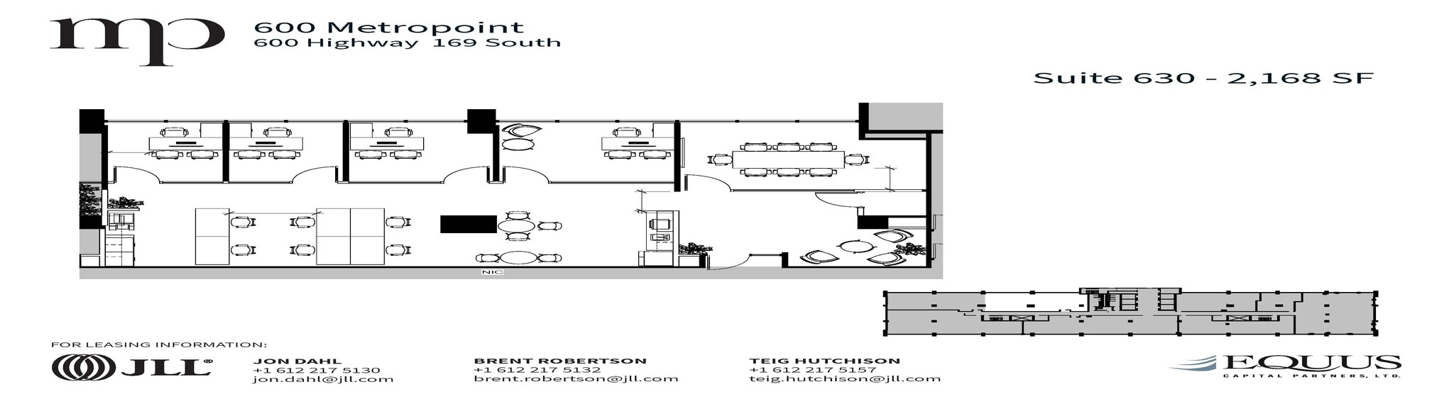 600 Highway 169 S, Saint Louis Park, MN à louer Plan d’étage– Image 1 sur 1
