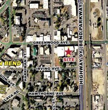 23 NW Greenwood Ave, Bend, OR - Vue aérienne vue de carte