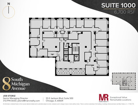 8 S Michigan Ave, Chicago, IL à louer Plan d’étage– Image 1 sur 10