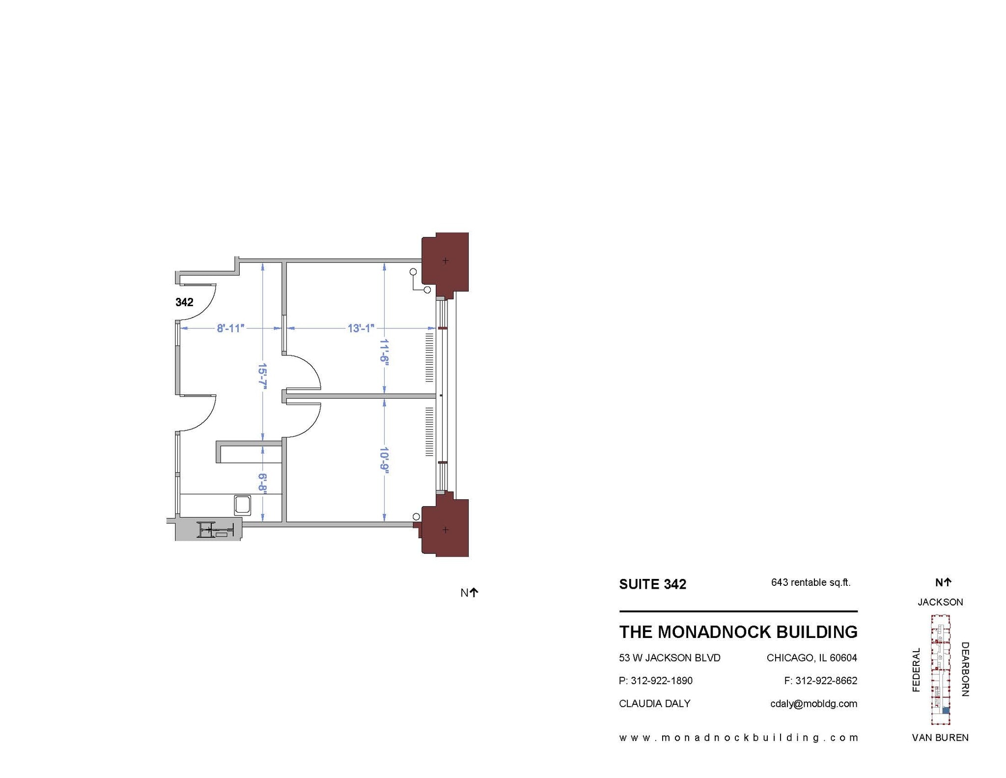 53 W Jackson Blvd, Chicago, IL à louer Photo intérieure– Image 1 sur 3