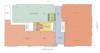 640 S Santa Fe Ave, Los Angeles, CA à louer Plan d’étage– Image 1 sur 1
