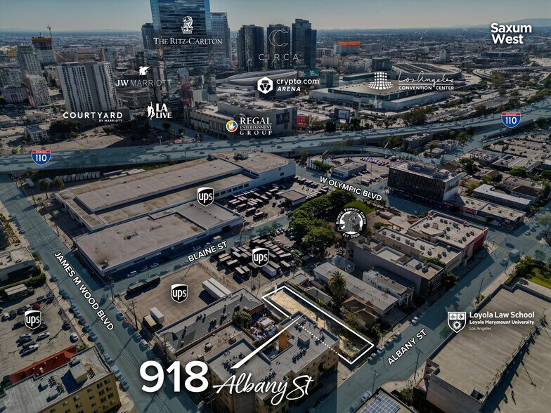 918 Albany St, Los Angeles, CA à louer - Photo de l’immeuble – Image 3 sur 3