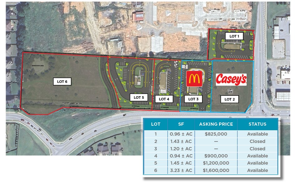 SW Regional Airport Blvd, Bentonville, AR à vendre - Plan de site – Image 2 sur 3