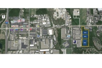 8421 Bearing Dr, Indianapolis, IN - Vue aérienne vue de carte