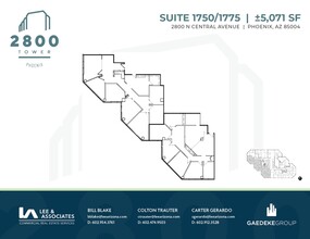 2800 N Central Ave, Phoenix, AZ à louer Plan d’étage– Image 2 sur 2