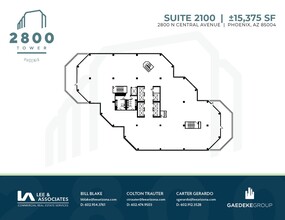 2800 N Central Ave, Phoenix, AZ à louer Plan d’étage– Image 1 sur 1