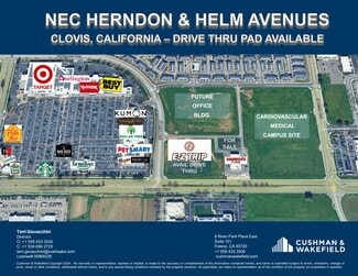 Plus de détails pour NEC Herndon Avenue & Helm Avenue, Clovis, CA - Terrain à vendre