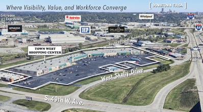 5610-5648 W Skelly Dr, Tulsa, OK - Vue aérienne  vue de carte - Image1