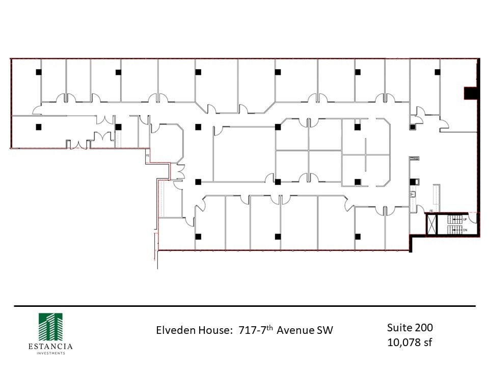 717 7th Ave SW, Calgary, AB à louer Plan d’étage– Image 1 sur 5