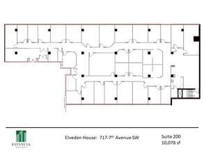 717 7th Ave SW, Calgary, AB à louer Plan d’étage– Image 1 sur 5
