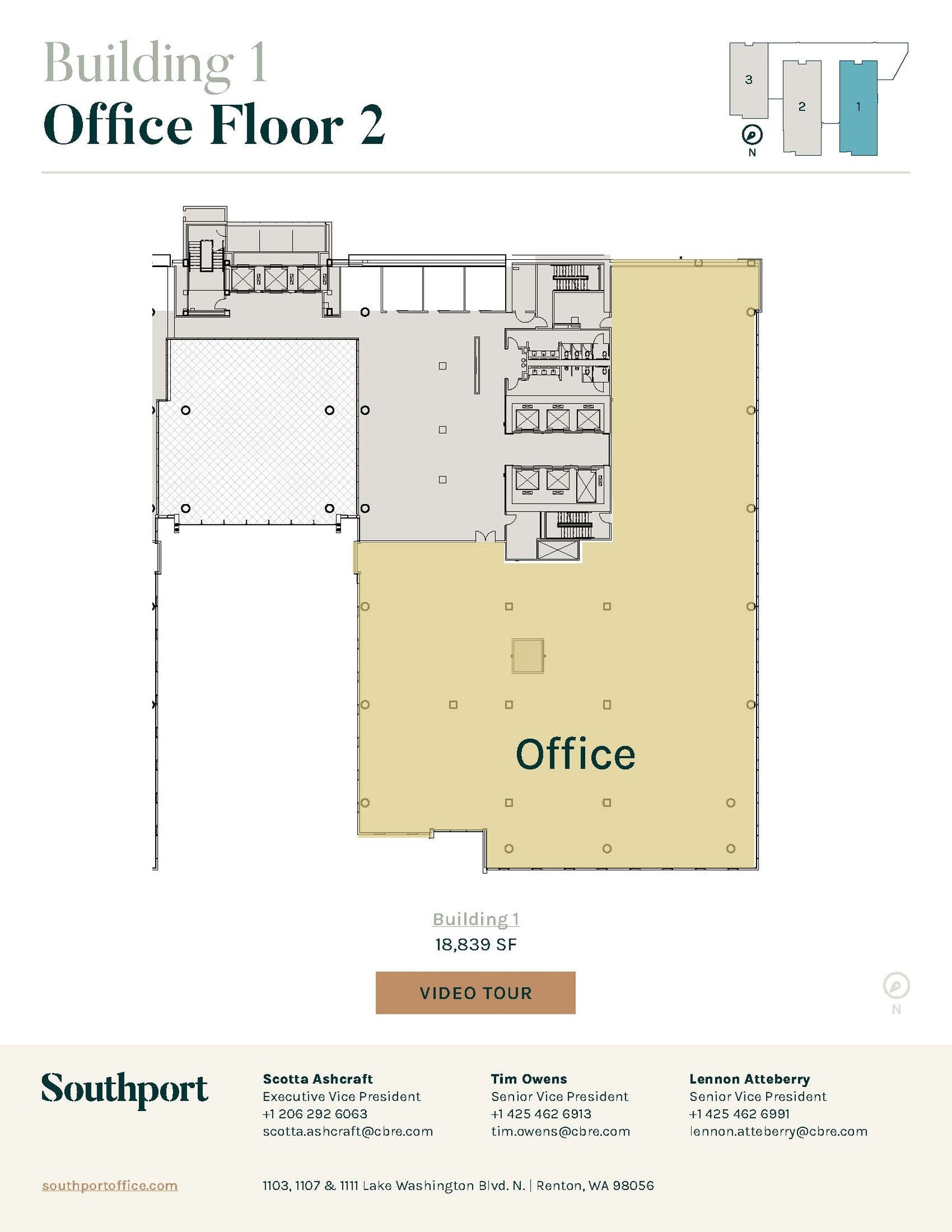 1103 Lake Washington Blvd N, Renton, WA à vendre Plan d’étage– Image 1 sur 1
