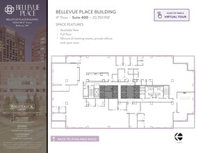 10500 NE 8th St, Bellevue, WA à louer Plan d’étage– Image 1 sur 1