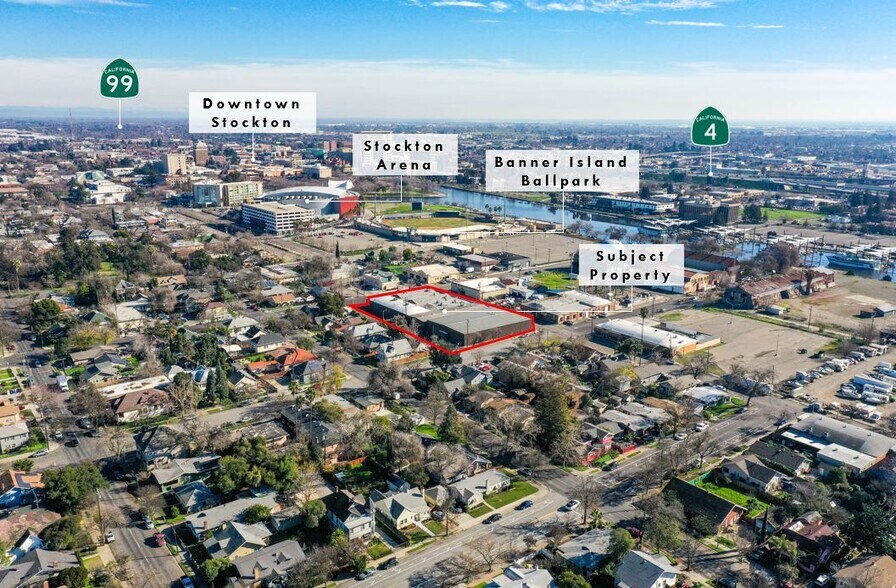 611 W Fremont St, Stockton, CA à louer - Aérien – Image 2 sur 13