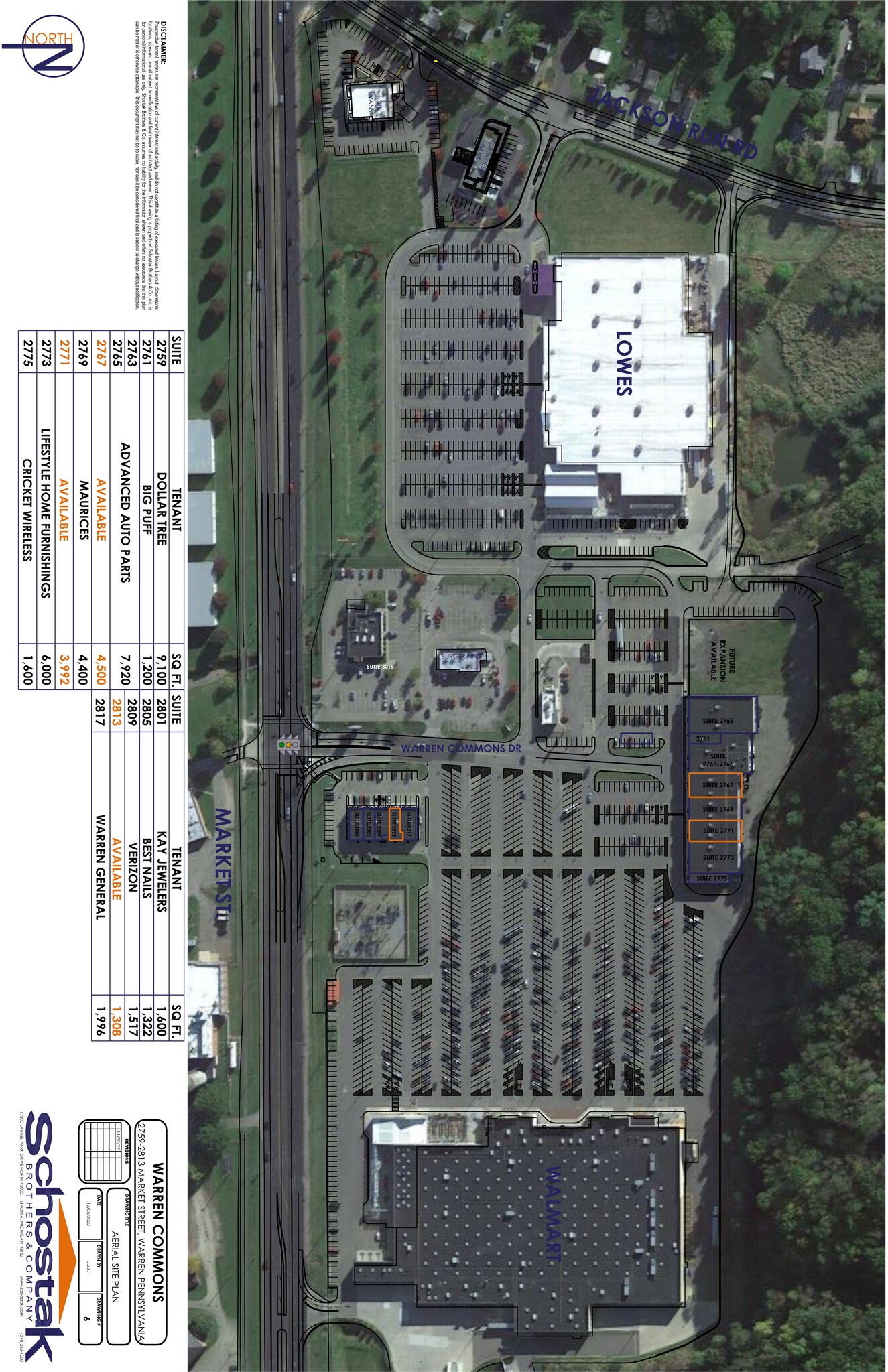 2759-2775 Market St, Warren, PA à louer Plan de site– Image 1 sur 1