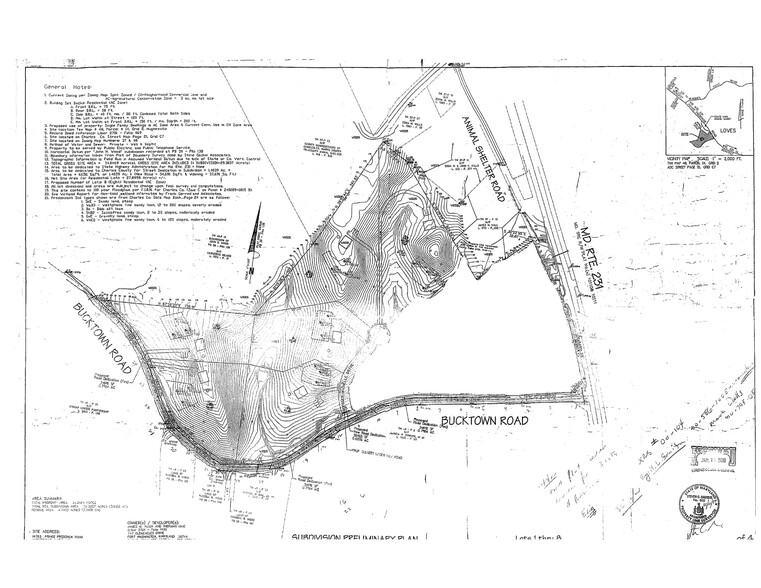 0 Bucktown rd, Hughesville, MD à vendre - Plan de site – Image 2 sur 2
