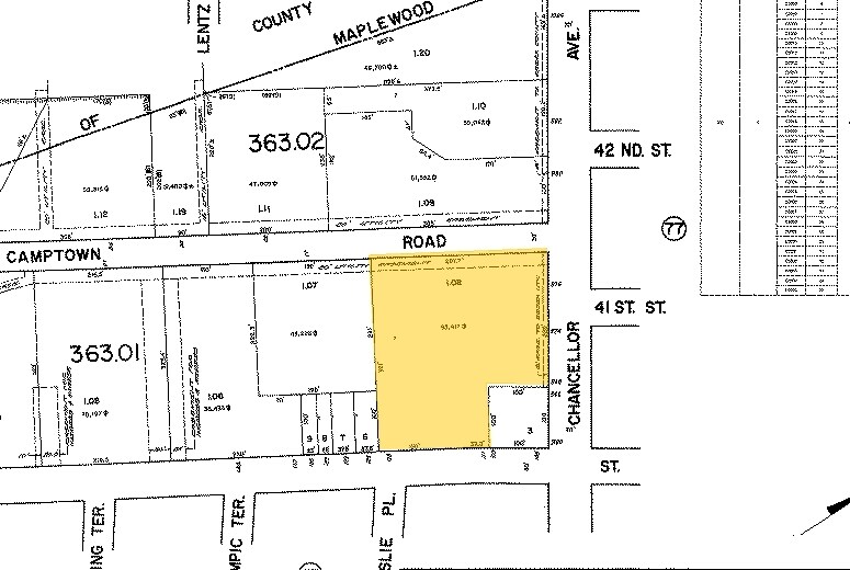 974 Chancellor Ave, Irvington, NJ à louer Plan cadastral– Image 1 sur 2